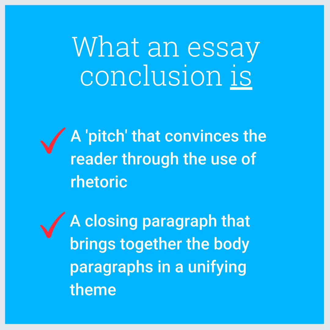how to write a conclusion to an essay vs